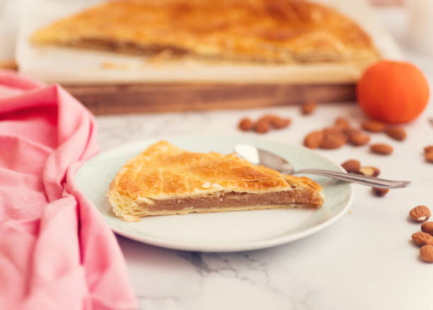 Galette of kings stock photo