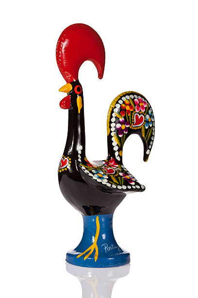 Galo de Barcelos, the unofficial symbol of Portugal  barcelos stock pictures, royalty-free photos & images