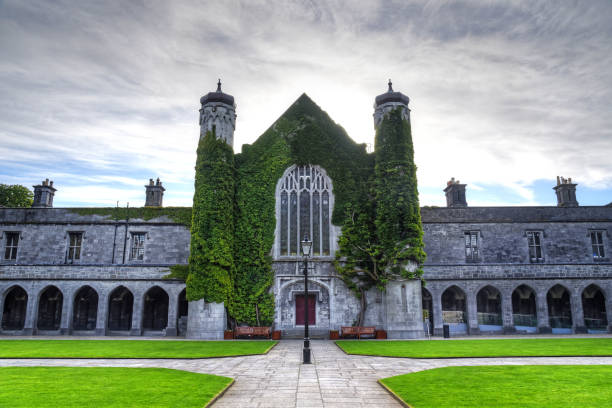 NIU Galway GALWAY, IRELAND - JUNE 2, 2017The National University of Ireland in Galway. galway stock pictures, royalty-free photos & images