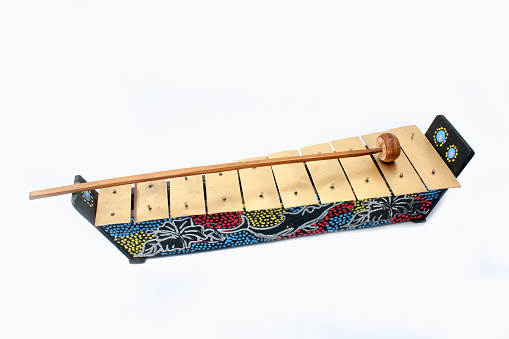 Gamelan Indonesische Traditionelle Musik Instrument Gamelan Indonesische Traditionelle Musik Instrument