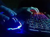istock Gamer playing a multiplayer game on lan party 1310627676