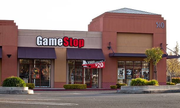 GameStop retail store stock photo