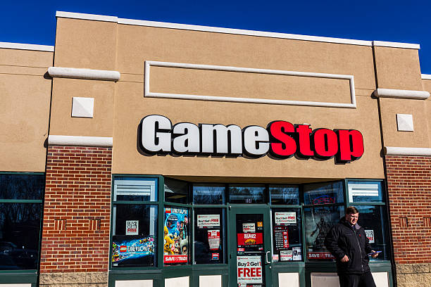 GameStop Strip Mall Location IV stock photo