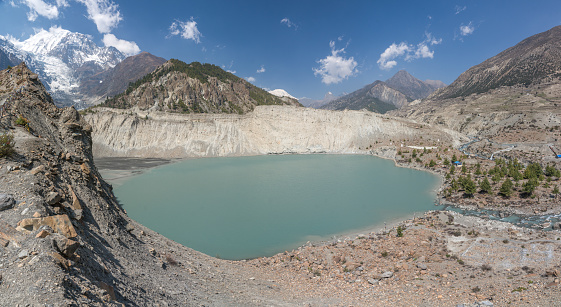 the water source from the MT.Gangapurna, Himalayas