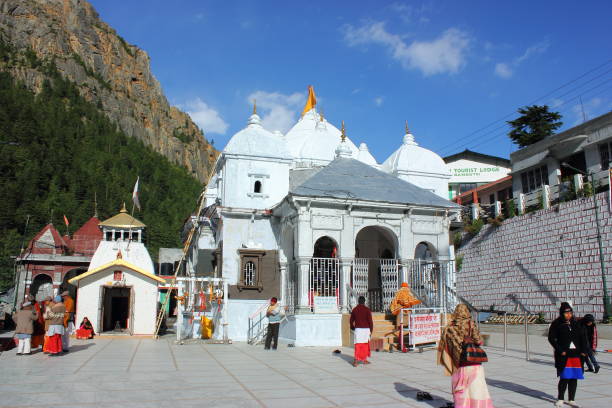 Gangotri Temple stock photo