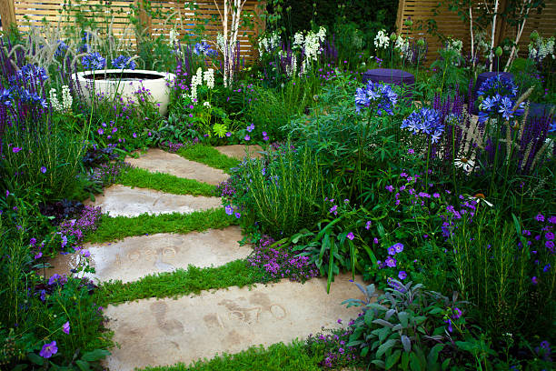 Garden path Garden path garden path stock pictures, royalty-free photos & images