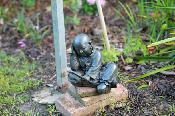 Garden Statue stock photo