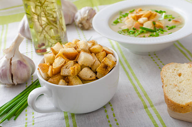 Garlic soup - bio garlic, red onion, all natural ingredients, eat...