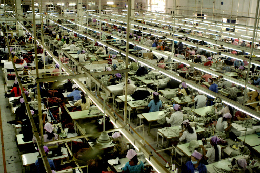 A Garment factory in SE Asia