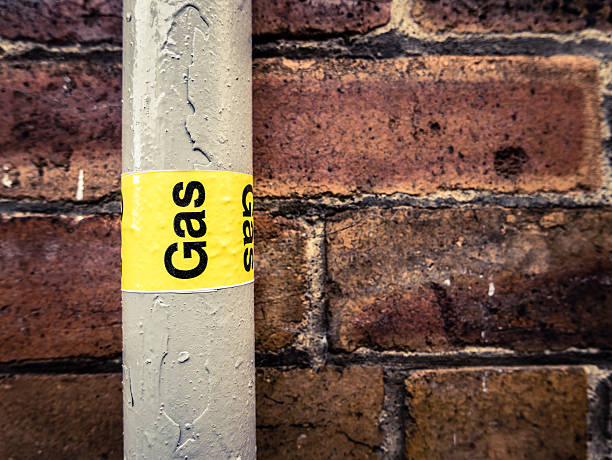 Gas Pipe stock photo