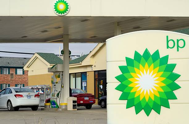 BP Gas Station stock photo