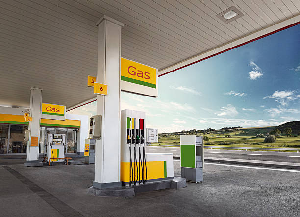 Gas station Gas station buzbuzzer stock pictures, royalty-free photos & images