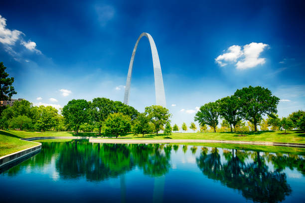 Gateway Arch In St. Louis, Missouri, USA stock photo