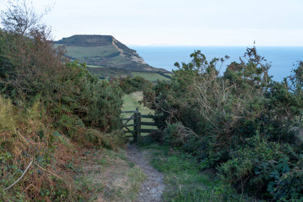 Gateway to Golden Cap, Dorset stock photo