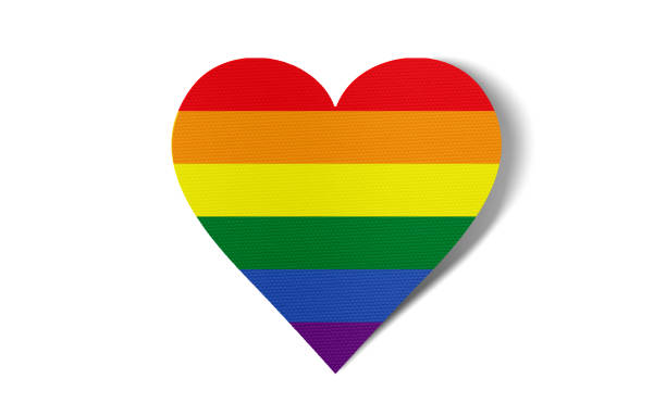gay pride heart - europride 插圖 個照片及圖片檔