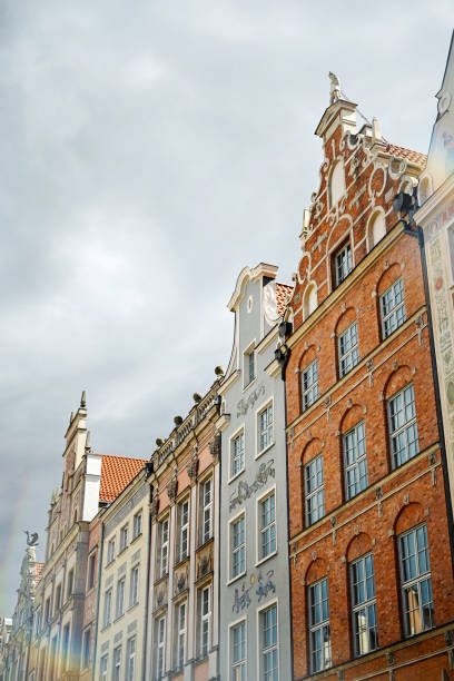 Gdansk Old Town architecture, Poland stock photo