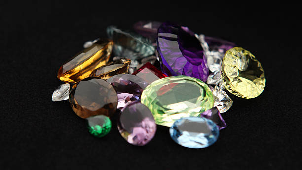 Gemstones stock photo