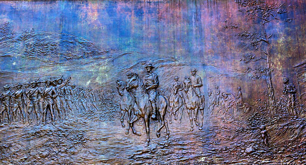 general sherman civil war memorial washington dc - horse tack bildbanksfoton och bilder