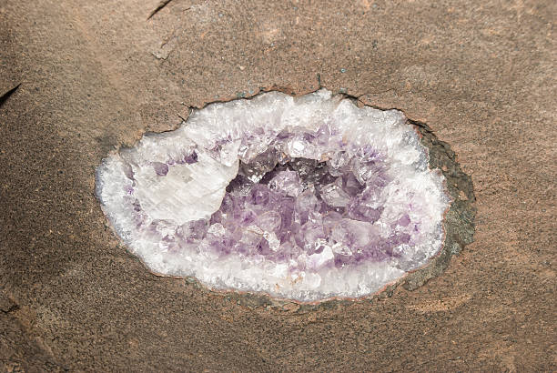 Geode in the Ceiling stock photo