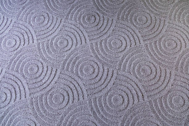 Geometric Design Carpet Background stock photo
