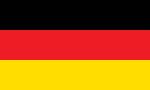 German Flag (Official Colors) stock photo