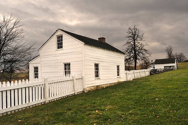 Gettysburg National Military Park: Lydia Leister Farm stock photo