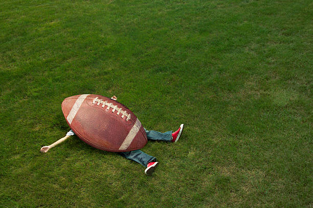 giant football stock photo