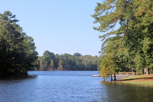 Gibson Pond Park in the heart of Lexington, South Carolina
