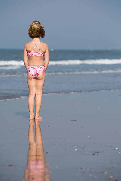593 Child Bikini Little Girls Back Stock Photos Pictures Royalty Free Images Istock