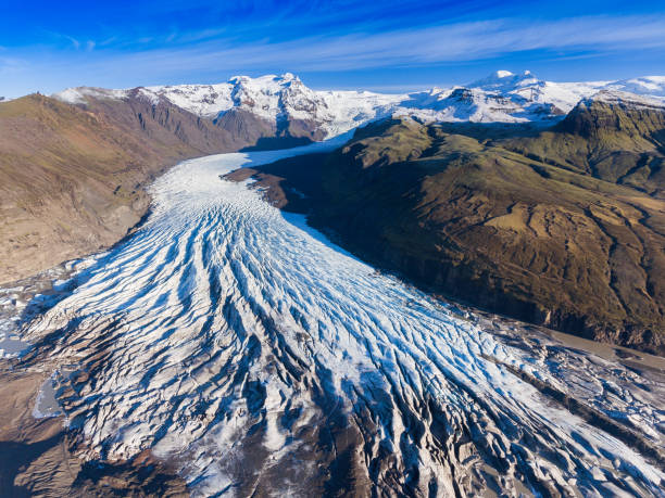 Glacier Iceland stock photo