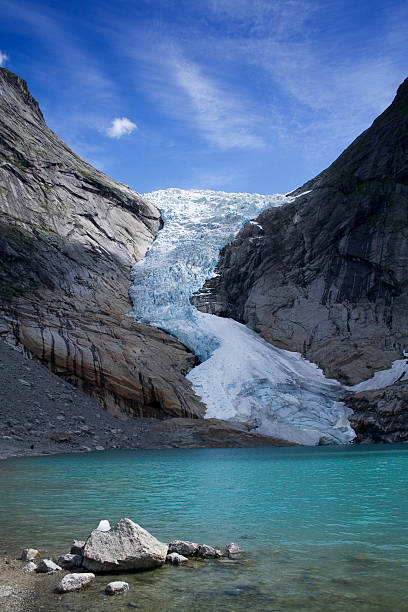 Glacier. Norway. stock photo