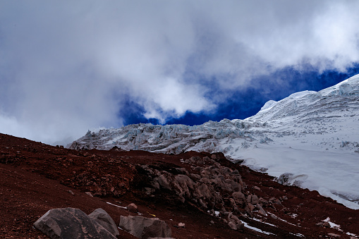 Glacier Of The Cotopaxi Stock Photo - Download Image Now - 2015 ...