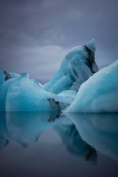 Glacier Reflections stock photo