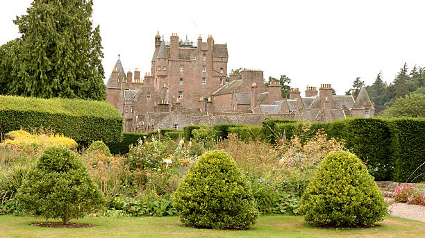 Glamis Castle and Gardens WA stock photo