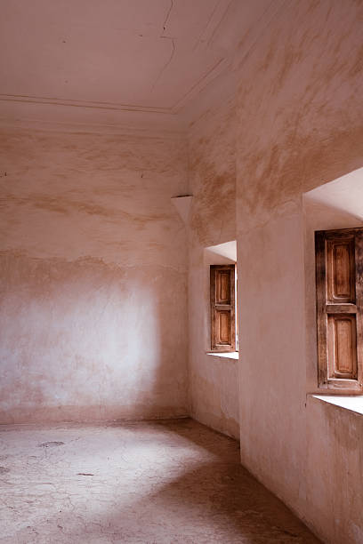 Glaoui kasbah interior stock photo