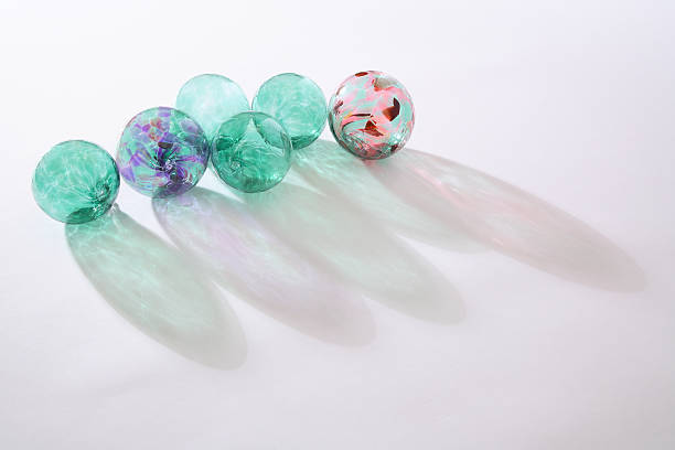 Glass Balls stock photo