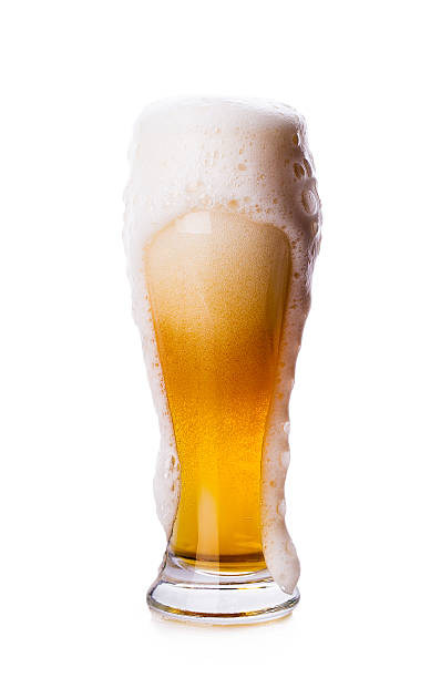 glass of beer stock photo