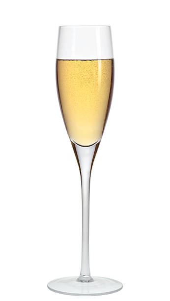 Glass of champagne stock photo