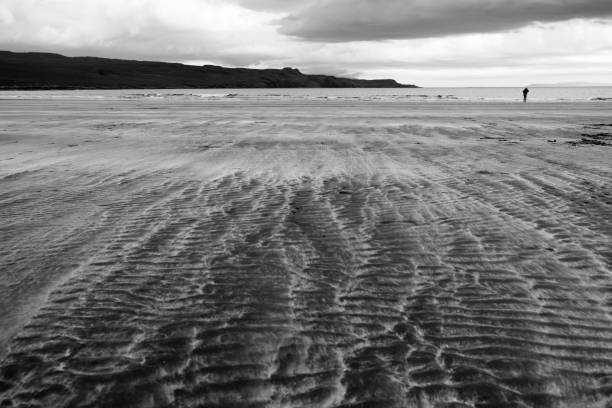 Glenbrittle beach, Isle of Skye, Scotland stock photo