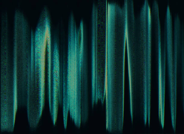 glitch texture overlay static noise green black stock photo
