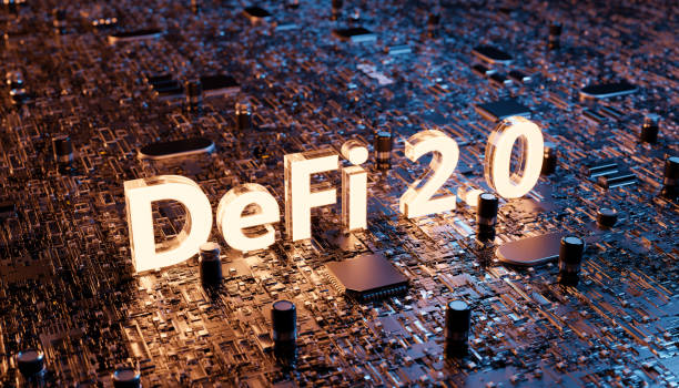 glowing DeFi 2.0 sign 