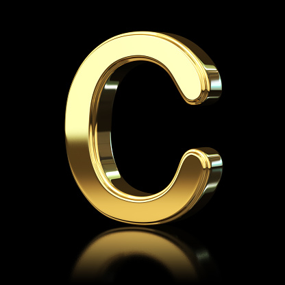 letter gold alphabet istock