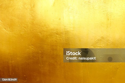 istock Gold background or texture and Gradients shadow 1364183409