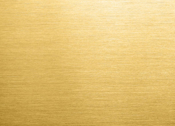 Gold brushed metal background Gold brushed metal texture or background. Close up decorative art stock pictures, royalty-free photos & images