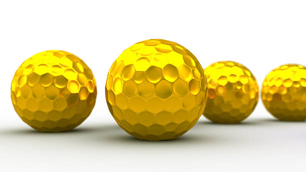 Golden Golfball Stock Photos, Pictures & Royalty-Free Images - iStock