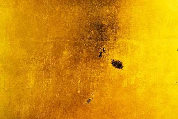 Gold Leaf Background Damaged stock photo
