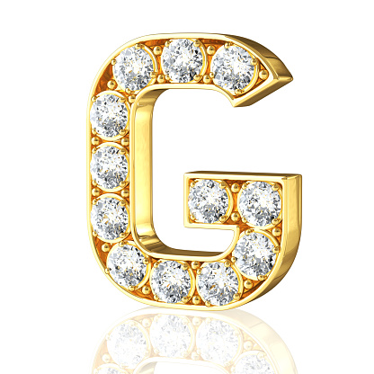 letter gold diamonds culture alphabet