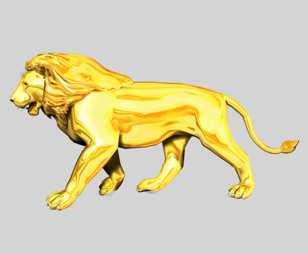 leão de ouro - golden lion imagens e fotografias de stock