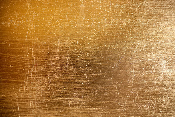 Gold painted texture stock photo