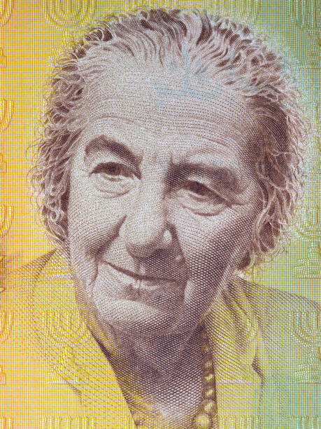 Golda Meir portrait stock photo